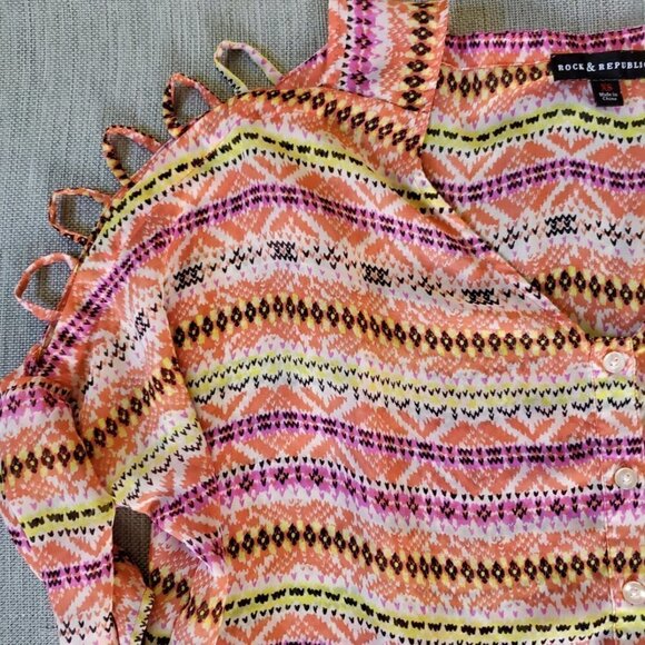 Rock & Republic Blouse XS - Picture 4 of 6